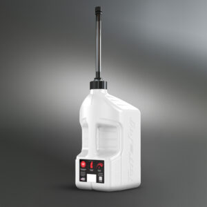 Tuff Jug brandstoftank wit standard cap en automatische stop tuit 20 liter ( GEN 3 )
