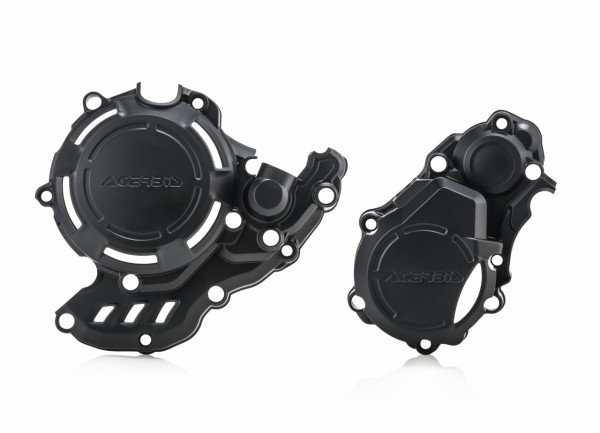 Acerbis X-Power motorblok beschermers Zwart KTM EXC-F 250/350 2017- & Husqvarna FE 250/350 2017- & Gas Gas EC 250F/350F 2021