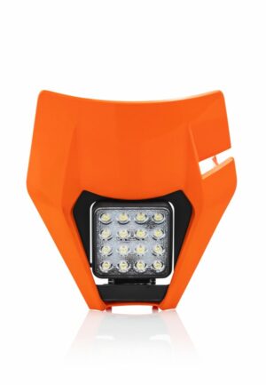 Acerbis koplamp plastic + koplamp Oranje + Led lamp KTM EXC/EXC-F 250/300/350/450/500 17-19