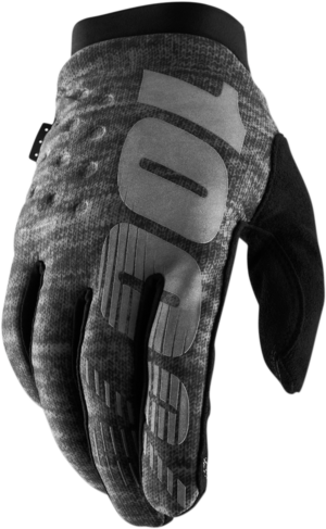 100% Maat XL koud weer handschoenen Brisker Heather Grijs