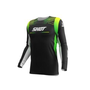 Shot MX Cross Shirt Kinderen Contact Apex Fluor Geel 2026 Collectie ( Jeugd XL )