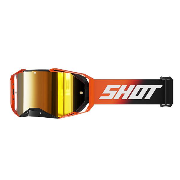 Shot Lite Iridium Solid Oranje Glossy Crossbril