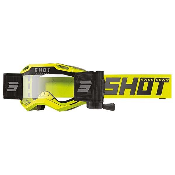 Shot Iris Roll Off Solid Fluor Geel Glans Crossbril ( 45mm )