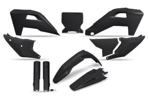UFO plastic kit Zwart Husqvarna TC/FC 125/250/350/450 2025- ( full kit )