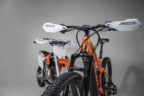 Acerbis X-Elite Handkappen Rood / Wit voor E-Bike/Mountainbike/minicross - Afbeelding 3