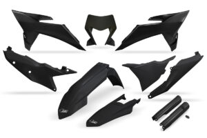 UFO plastic kit Zwart ( Full kit ) KTM EXC/EXC-F 250/300/350/450/500 2024- ( 2026 look )