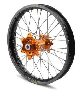 Elite Achterwiel compleet Zwarte Excel Signature velg + Kite Oranje naaf 19-2.15 alle KTM vanaf 2023 ( KTM Factory Racing Replica )