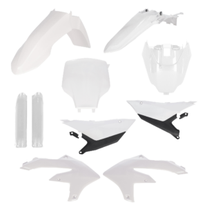 Acerbis plastic kit Wit / Zwart Yamaha YZ 250F 2027- & YZ 450F 2026-