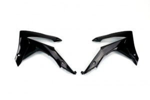 UFO radiator kappen Zwart Honda CRF 250R 2014-2017 & CRF 450R 2013-2016