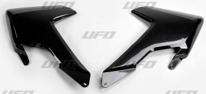 UFO radiator kappen Zwart Husqvarna TC 125 16-18 & TC 250 17-18 & FC 250/350/450 16-18 & TE 250/300 17-19 & FE 250/350/450/501 17-19
