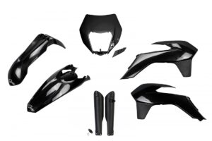 UFO plastic kit Zwart KTM EXC/EXC-F 125/250/300/350/450/500 2014-2016