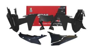 Racetech plastic kit Zwart KTM EXC/EXC-F 250/300/350/450/500 2024-