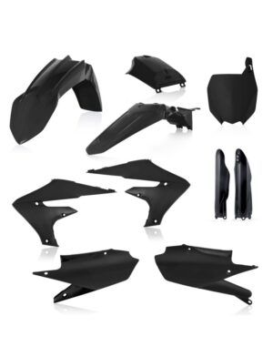 Acerbis plastic kit Zwart Yamaha YZ 250F 2019-2023 & YZ 450F 2018-2022