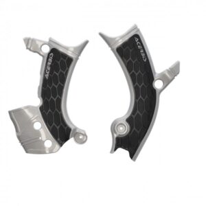 Acerbis X-Grip frame beschermers grijs / zwart Yamaha YZ 250F 2024- & YZ 450F 2023- & Fantic 2026