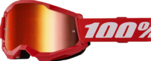 100% Strata 2 Crossbril Rood - Rode Spiegel lens ( 2026 collection )