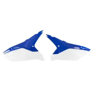 Racetech Zijnummerborden Wit / Blauw Yamaha YZ 250F 2024- & YZ 450F 2023-2025