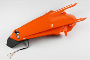 UFO Enduro achterspatbord Oranje KTM EXC 125/150/250/350/450/500 17-19
