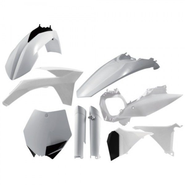 Acerbis plastic kit Wit KTM SX 125/150/250 2012 & SX-F 250/450/505 2011-2012