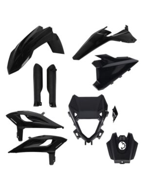Acerbis plastic kit Zwart Beta RR 125/200/250/300/350/390/430/480 2025- ( full kit )