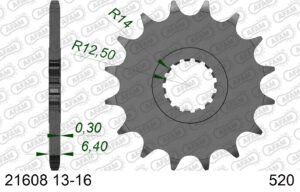 AFAM voortandwiel 15 tands Yamaha YFM 700 Raptor 2005-