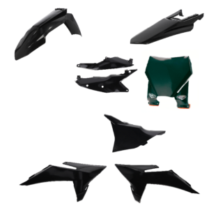 Cycra plastic kit Zwart KTM SX 125/150/250/300 2023-2026 & SX-F 250/350/450 2023-2026 ( model 2025 )