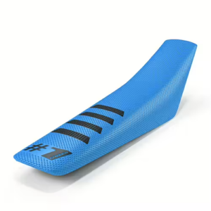 Onegripper waterdicht universeel zadelovertrek Ribbed Licht Blauw / Zwart #1