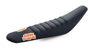 KTM Selle Dalla Valle Zadelovertrek Factory Zwart met ribbels