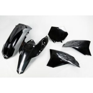 UFO plastic kit Zwart KTM SX/SX-F 125/144/250/350/450/505 07-10