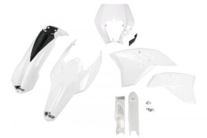 UFO plastic kit Wit KTM EXC 250/300/350/450/500 2009-2011 (full kit)