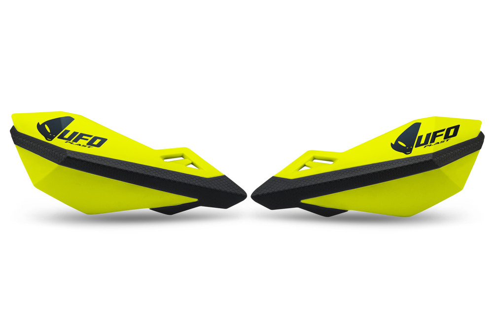 UFO Traxion Handkappen voor KTM/Husqvarna/Gas Gas/Honda originele bevestiging Fluor Geel / Zwart