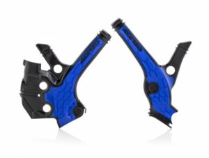 Acerbis X-Grip frame beschermers zwart / blauw Yamaha YZ 65 2018-