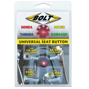 Bolt universele zadel knop rood ( voorkant zadel in te monteren ) CR/CRF KX/KXF/YZ/YZ-F/RM/RM-Z