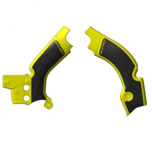 Acerbis X-Grip frame beschermers geel / zwart Suzuki RM-Z 450 08-17