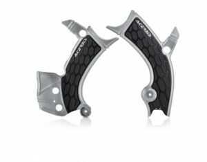 Acerbis X-Grip frame beschermers Zilver / zwart Yamaha YZ 250F 19- & YZ 450F 18- & WR 250F 20 & WR 450F 19-