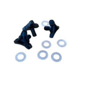 Kenny Track schroefjes set Zwart ( 3 pack ) volwassen en kinderen