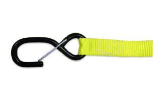 Acerbis spanbanden geel 25mm with loop