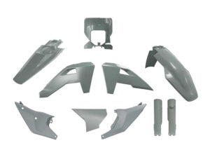 Racetech plastic kit Grijs Husqvarna TE/FE 250/300/350/450 2026-