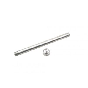 Airtime titanium achterbrug as + moer KTM M20x1.5mm