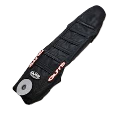 GUTS Zadelovertrek Zwart met Zwart ribbels Yamaha YZ 125 2022-2027 & YZ 250 2022-2027