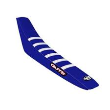 GUTS Zadelovertrek Blauw met Witte ribbels Yamaha YZ 250F 2024-2027 & YZ 450F 2023-2027