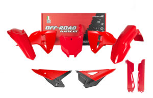 Racetech plastic kit met voorvork beschermers OEM / Rood Honda CRF 250R/450R 2025-2026